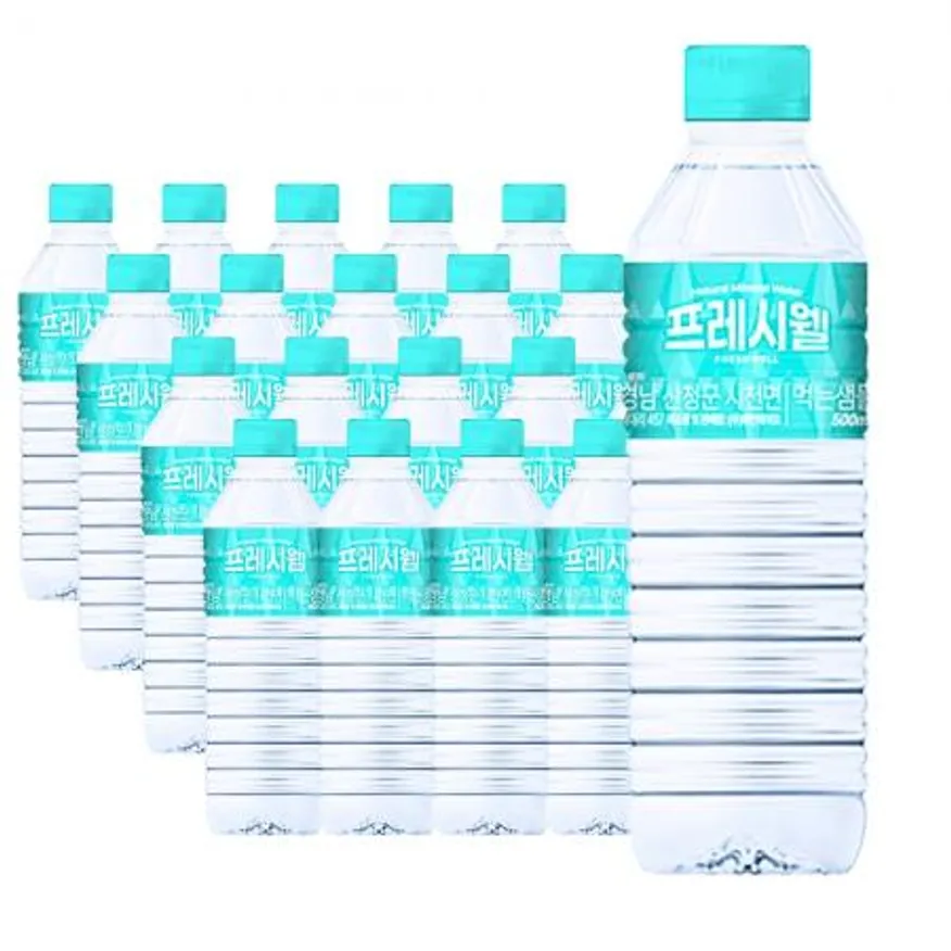 h 프레시웰 PH8.2약알칼리수 500mlx20개 생수 샘물 (무료배송+당일출고) 물 h 이미지