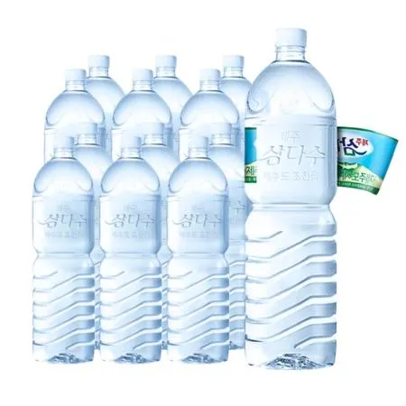 삼다수 무라벨 생수 2L x 30개 먹는샘물 이미지