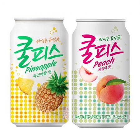 쿨피스 복숭아 24캔+ 파인애플24캔 CAN 음료