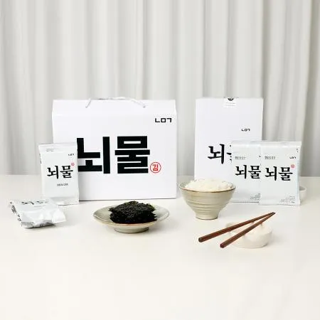 매콤한맛 뇌물 김 6g X 12봉 1박스+사은품 명란김