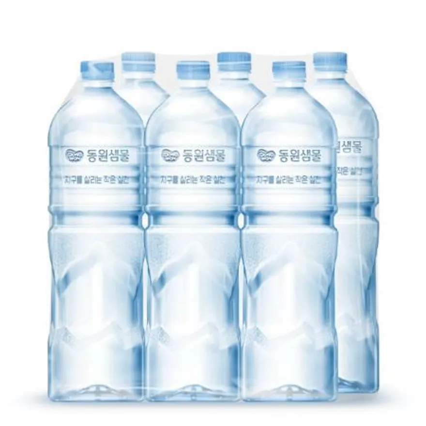 동원샘물 2L x 24병 무라벨 먹는샘물 이미지