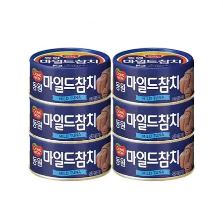 [동원] 마일드90gX6캔 참치 동원 캔