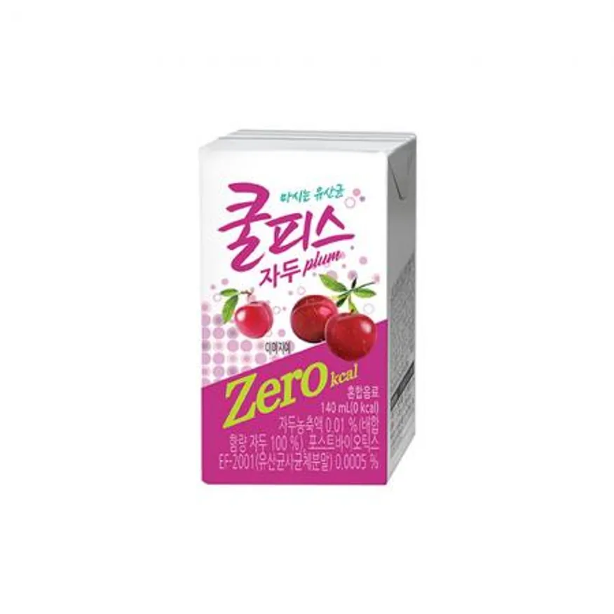 쿨피스 제로 테트라 자두 140ML x 48입 음료 이미지