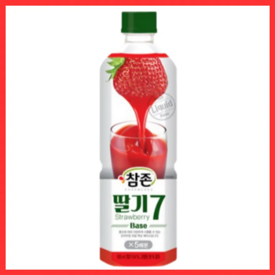 참존 딸기 원액 음료 베이스 835ml 12개 이미지