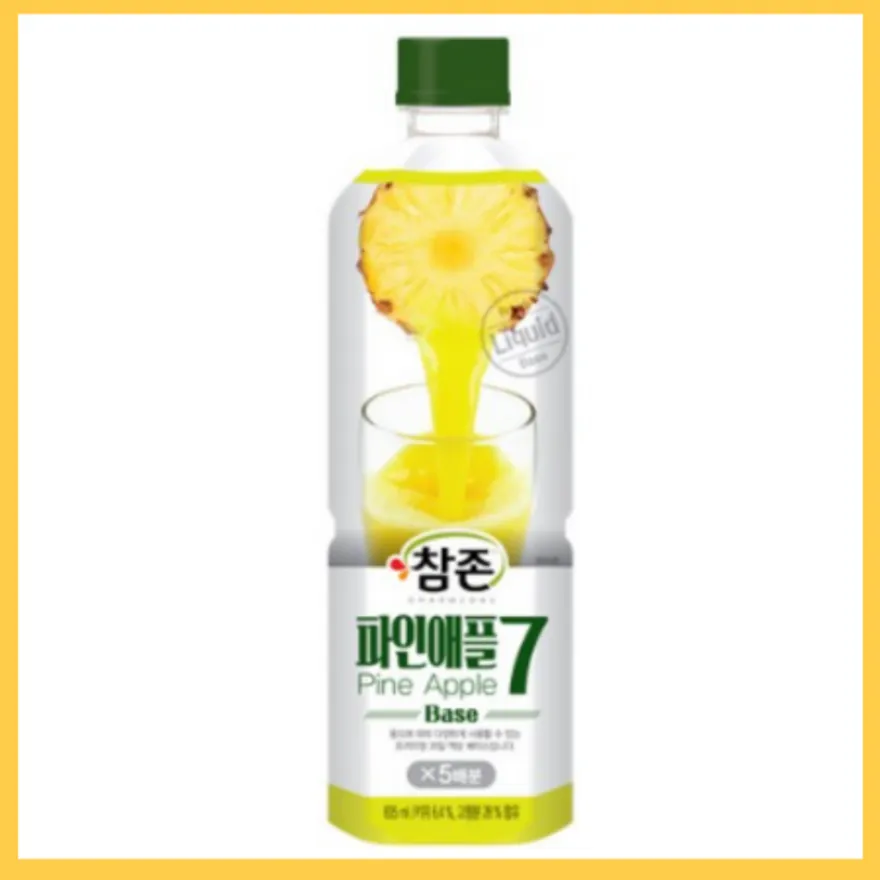 참존 파인애플 원액 음료 베이스 835ml 12개 이미지