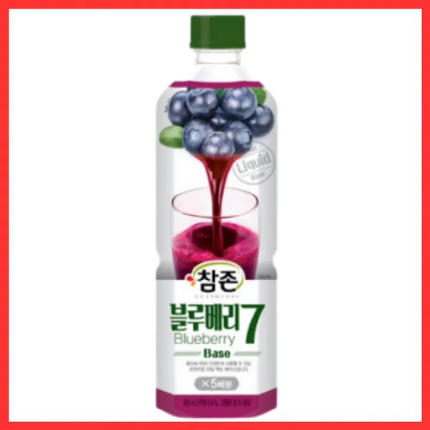 참존 블루베리 원액 음료 베이스 835ml 1개 이미지