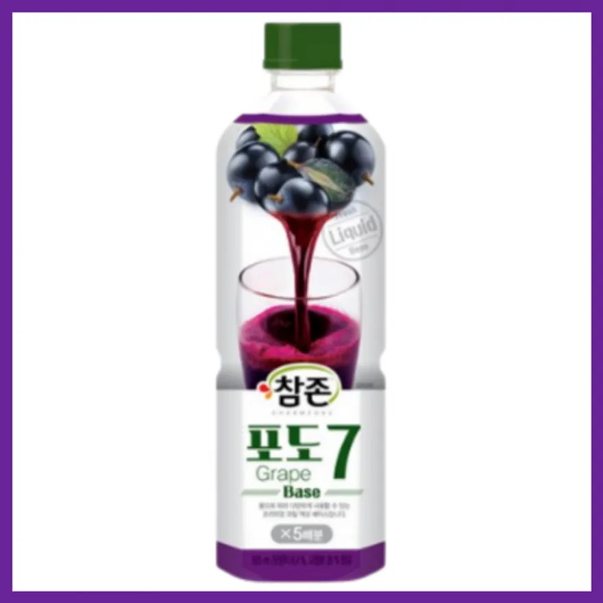 참존 포도 원액 음료 베이스 835ml 12개 이미지