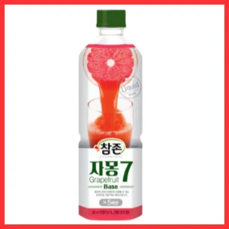 참존 자몽 원액 음료 베이스 835ml 1개