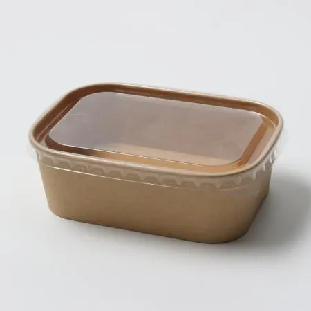 [BR]  샐러드 용기+PET 뚜껑  (크라프트/JH-R-750B/750ml) 300개 세트