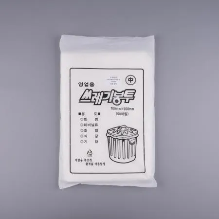 [DS] 쓰레기봉투 평판형 중형 투명 250매