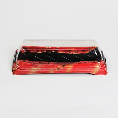 [BR] 초밥 도시락용기 (레드/ XYW-1016) 400개 세트