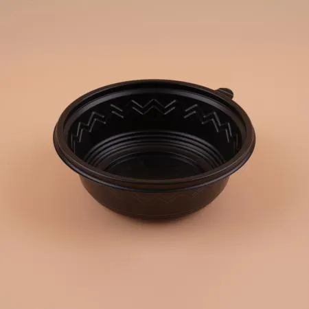 [DSL]  195파이 미니 탕용기 소형 블랙 (1100ml) 300개 세트 이미지