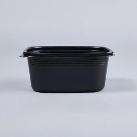 [DSL]  사각 죽용기 본죽용기 특대형 (1050ml/블랙/SW-1813) 500개 세트