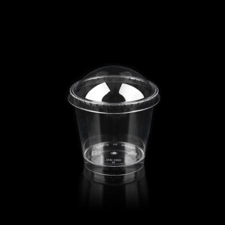 [BR] 디저트 간식 푸딩용기 GD-20  (180ml/투명/PS) 500개 세트 이미지