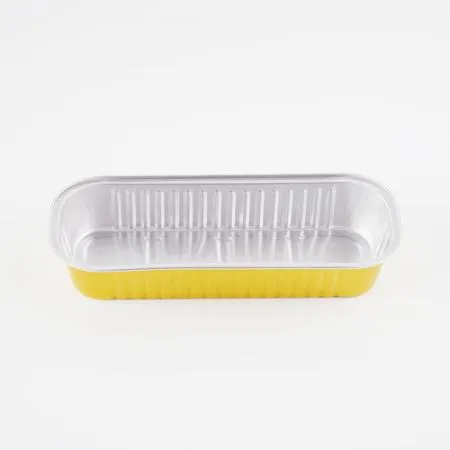 [BR] 사각 알루미늄 용기+F166 PET 뚜껑 (G200/200ml/골드) 1000개 이미지
