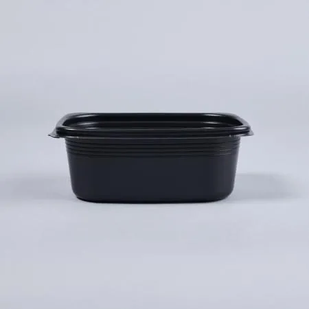 [DSL]  사각 죽용기 본죽용기 대형 (920ml/블랙/SW-1813) 500개 세트