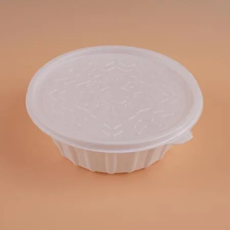 [DSL]  195파이 냉면용기 소 1050ml/백색 300개 세트 (몸통+뚜껑)