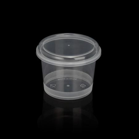 [BR] 디저트 간식 푸딩용기 GD-2036  (170ml/투명/PS) 500개 세트 이미지
