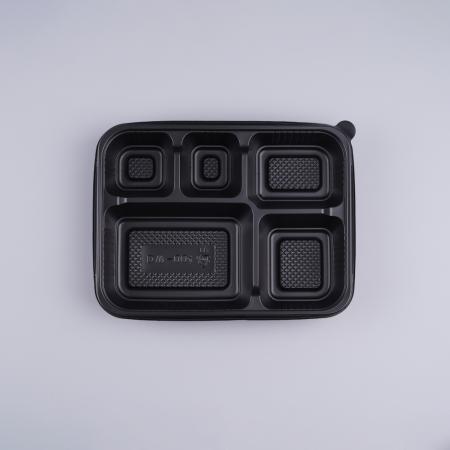 [SK] 도시락용기 5칸 (흑색/DW-004) 200개 세트