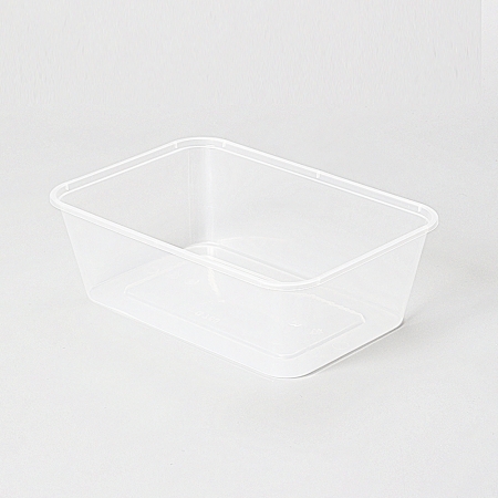 [BR] 사각 내열용기 G750C (투명/PP/750ml) 500개 세트