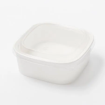 [BR] JH-BS-500B 샌드위치 용기 (500ml/백색/정사각) 300개 세트 이미지