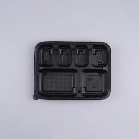 [SK] 도시락용기 6칸 (흑색/DW-002) 200개 세트