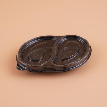 [DSL]  물방울 2칸 소스 반찬용기 1200개 세트