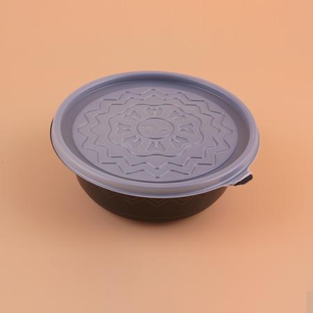 [DSL]  195파이 미니 탕용기 소형 블랙 (1100ml) 300개 세트