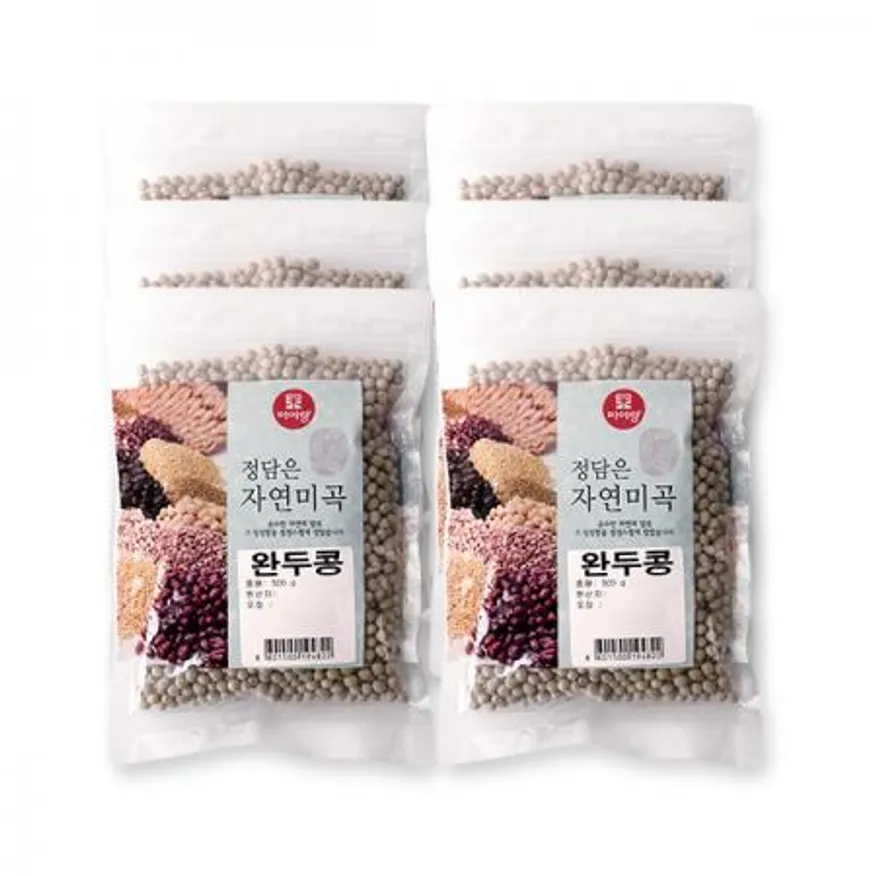 캐나다산 완두콩 3kg (500gx6봉) 이미지