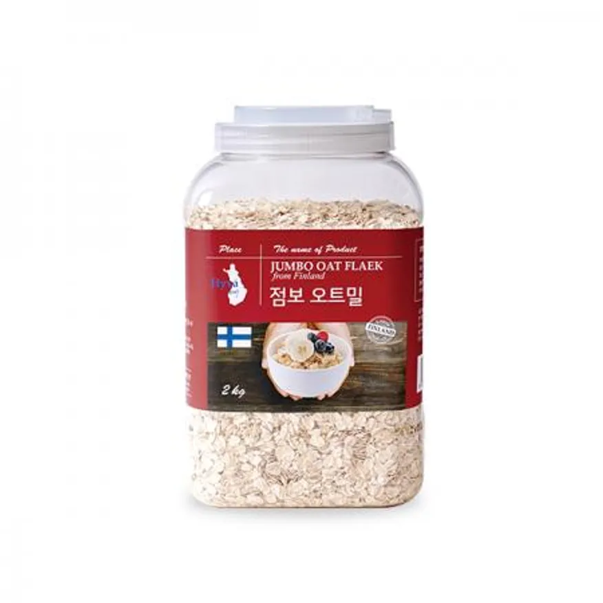 핀란드산 쫄깃한 점보 오트밀 2kg 이미지