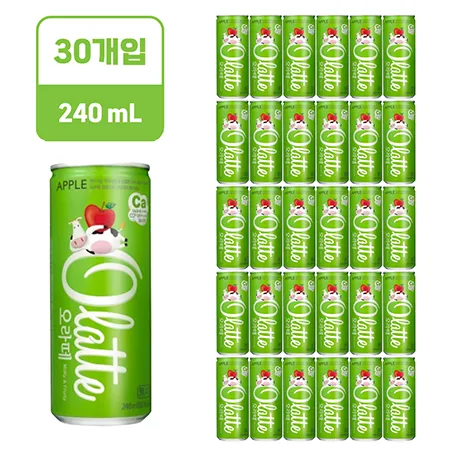 동아오츠카 오라떼 애플 [캔,240ml*30EA/BOX]