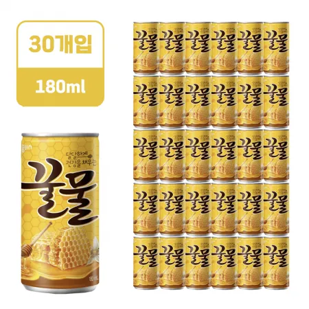 웅진 꿀물 [캔,180ml*30EA/BOX]