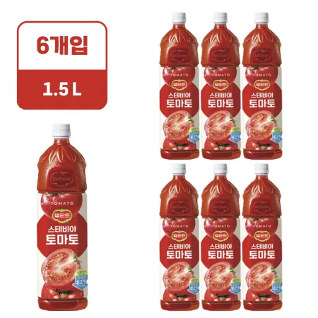델몬트 토마토 [페트,1.5L*6EA/BOX]