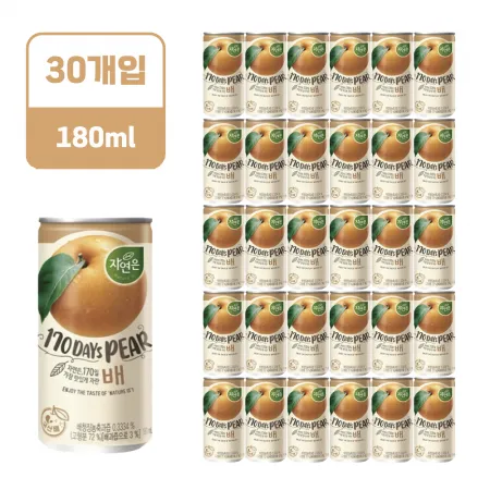 웅진 자연은 배 [캔,180ml*30EA/BOX]