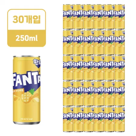 환타 파인애플 [캔,250ml*30EA/BOX]