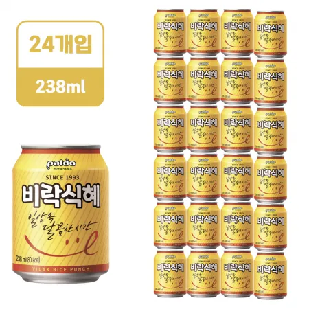 팔도 비락식혜 [캔,238ml*24EA/BOX]