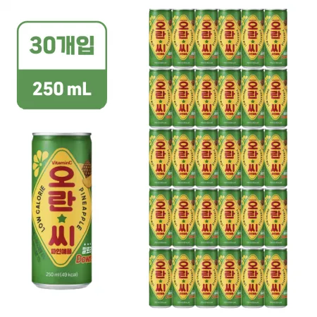 동아오츠카 오란씨 파인애플 [캔,250ml*30EA/BOX]