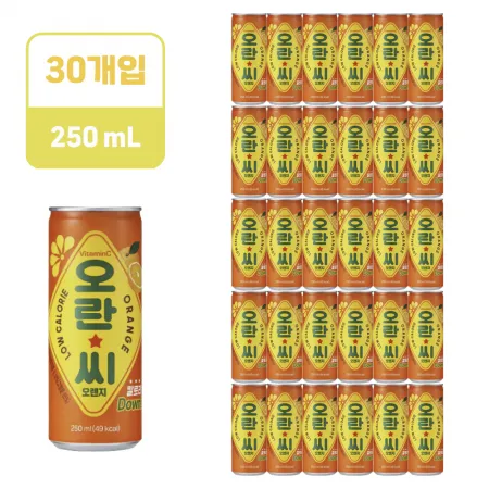 동아오츠카 오란씨 오렌지 [캔,250ml*30EA/BOX]