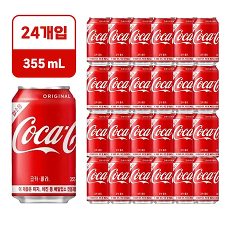 ★초특가★코카콜라 [뚱캔,업소용355ml*24EA/BOX]