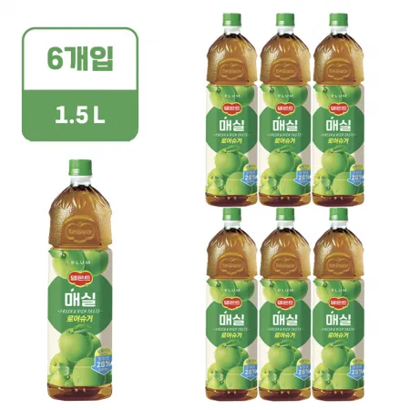 델몬트 매실 [페트,1.5L*6EA/BOX]