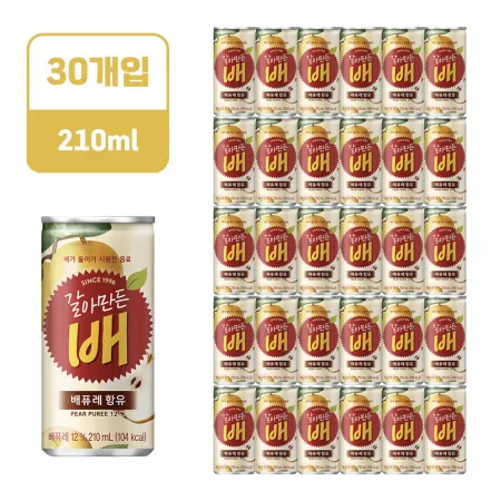갈아만든 배 [캔,210ml*30EA/BOX]