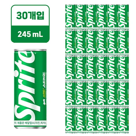 ★초특가★스프라이트 [캔,업소용245ml*30EA/BOX]