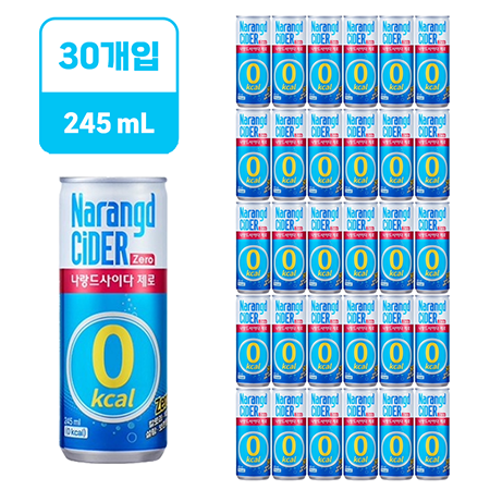 동아오츠카 나랑드사이다 [캔,245ml*30EA/BOX]
