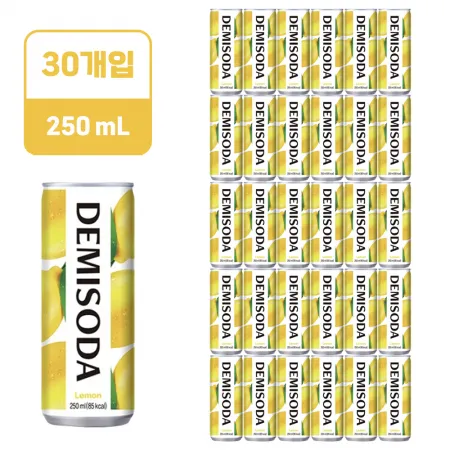 동아오츠카 데미소다 레몬 [캔,250ml*30EA/BOX]