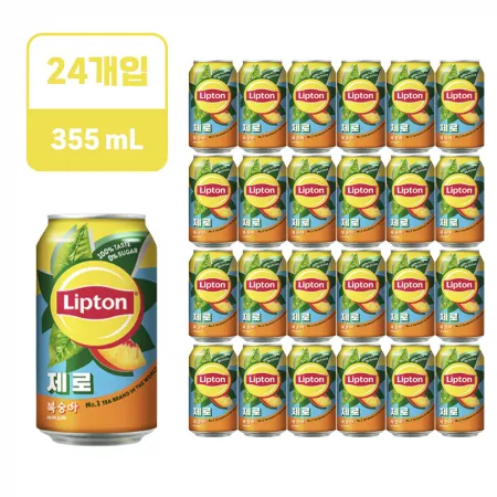 ★초특가★립톤 제로 [캔,355ml*24EA/BOX]