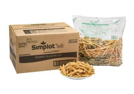 (심플로트) 고메 케이준 감자튀김 (양념감자) 2kg * 6pak