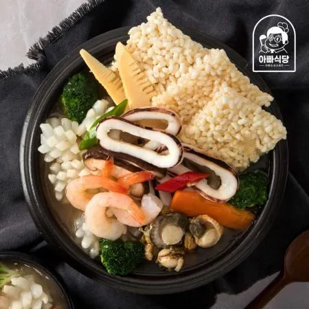 [아빠식당] 해산물 가득 황제 해물 누룽지탕 760g 2인분 (누룽지탕+튀긴찹쌀)  이미지