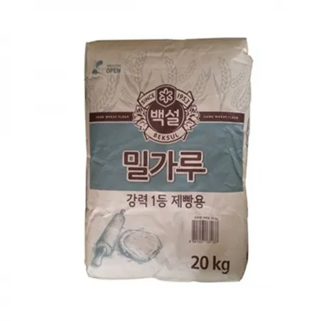 백설 강력1등 밀가루 (제빵용) 20kg
