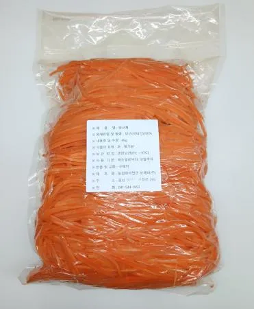 포에버 당근채 [국내산] 3mm 4kg [김밥용]