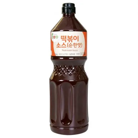 바로 떡볶이소스(순한맛)2.15kg 1BOX(8EA) 고추장떡볶이 양념장 국물떡볶이 대용량 업소용